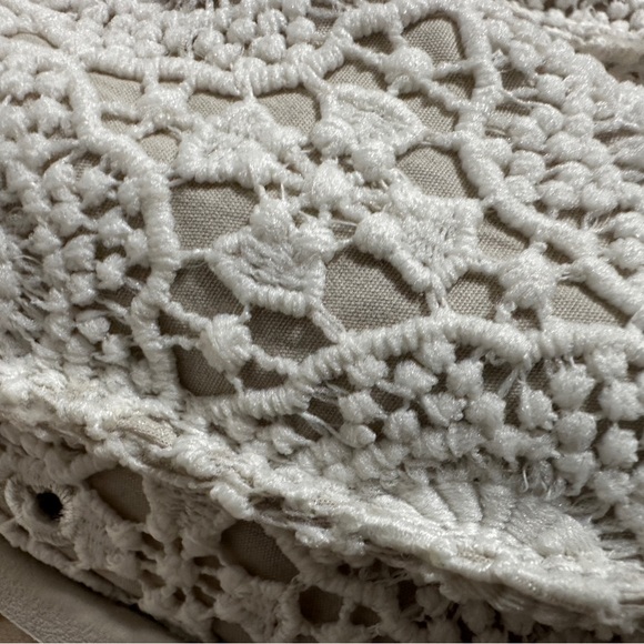 Sanuk Donna Crochet Women’s Loafers Size 8 New without tags in cream - Picture 9 of 12